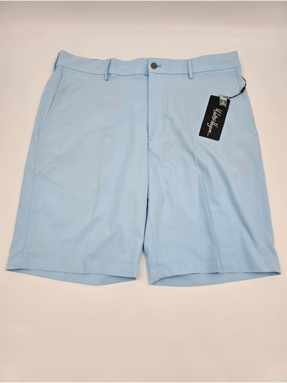NEW Walter Hagen Perfect 11 Golf Shorts Mens 38 Light Blue 10" Performance NWT